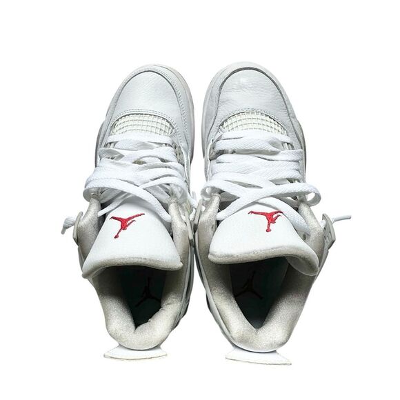🔃Air Jordan 4 Retro White Basketball Sneakers - Picture 6 of 9